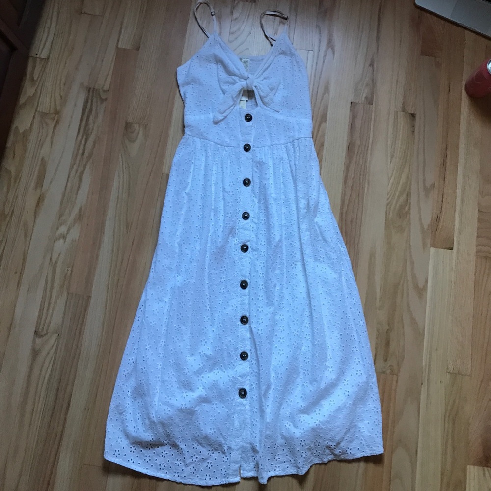 White Eyelet Dress